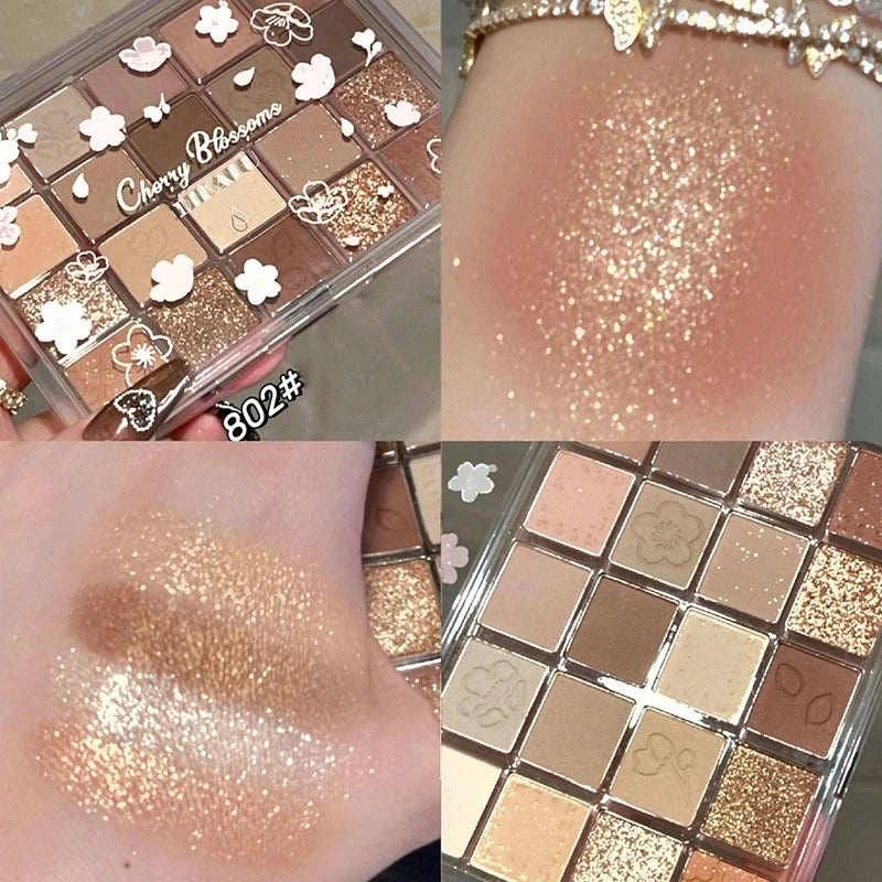 Palette Pearly Eyeshadow Glitter