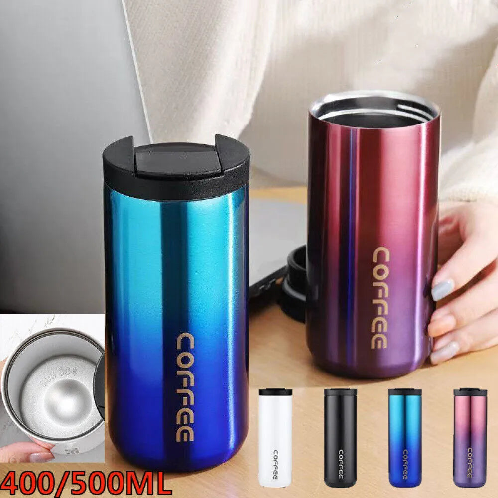 400/500ML Insulated Coffee Mug Stainless Steel