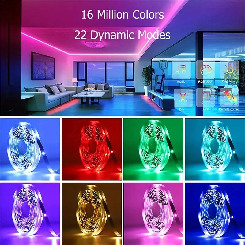 USB LED Strip Lights RGB