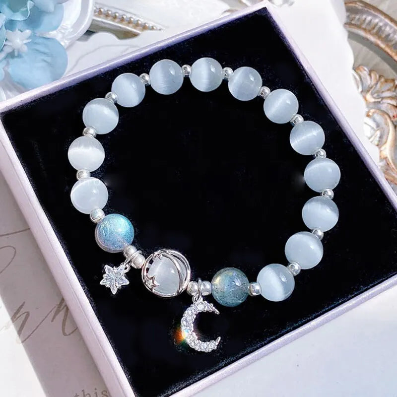 Stone Bracelet Shiny Crystal