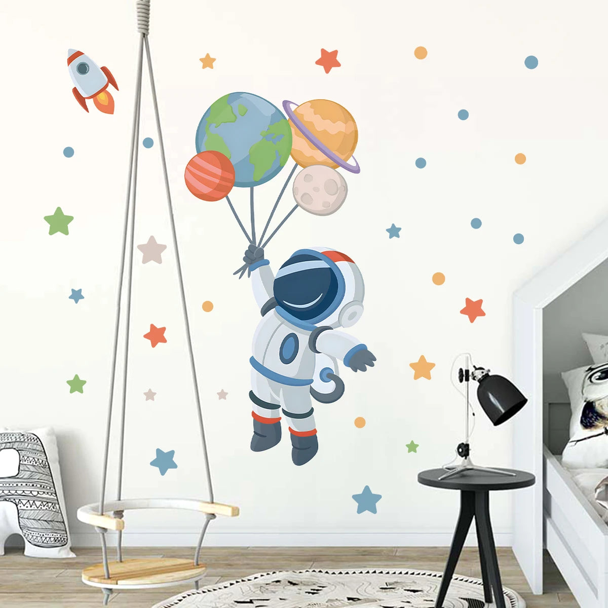 Cartoon Planet Wall Sticker