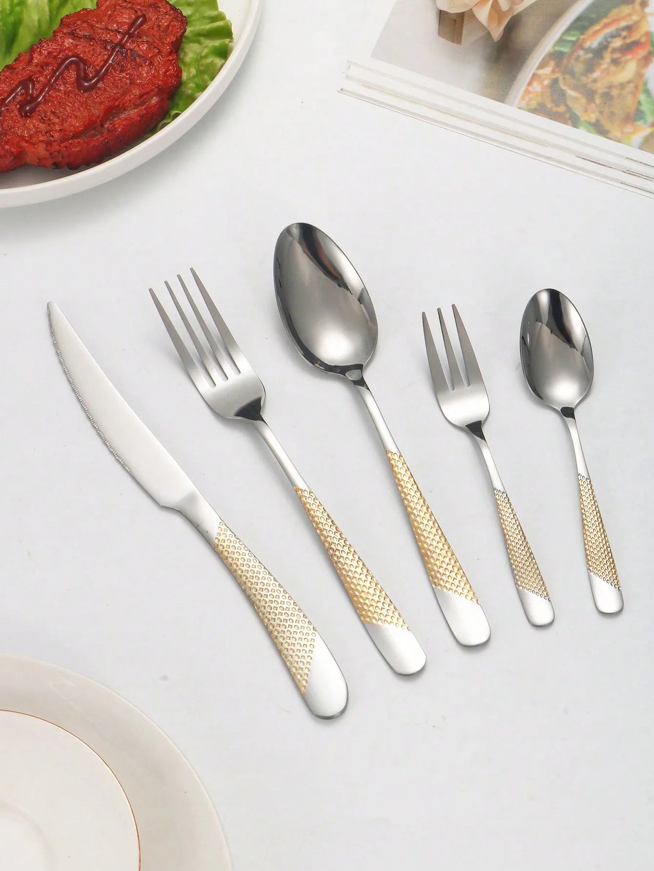 6pc/30pc Stainless Steel Cutlery