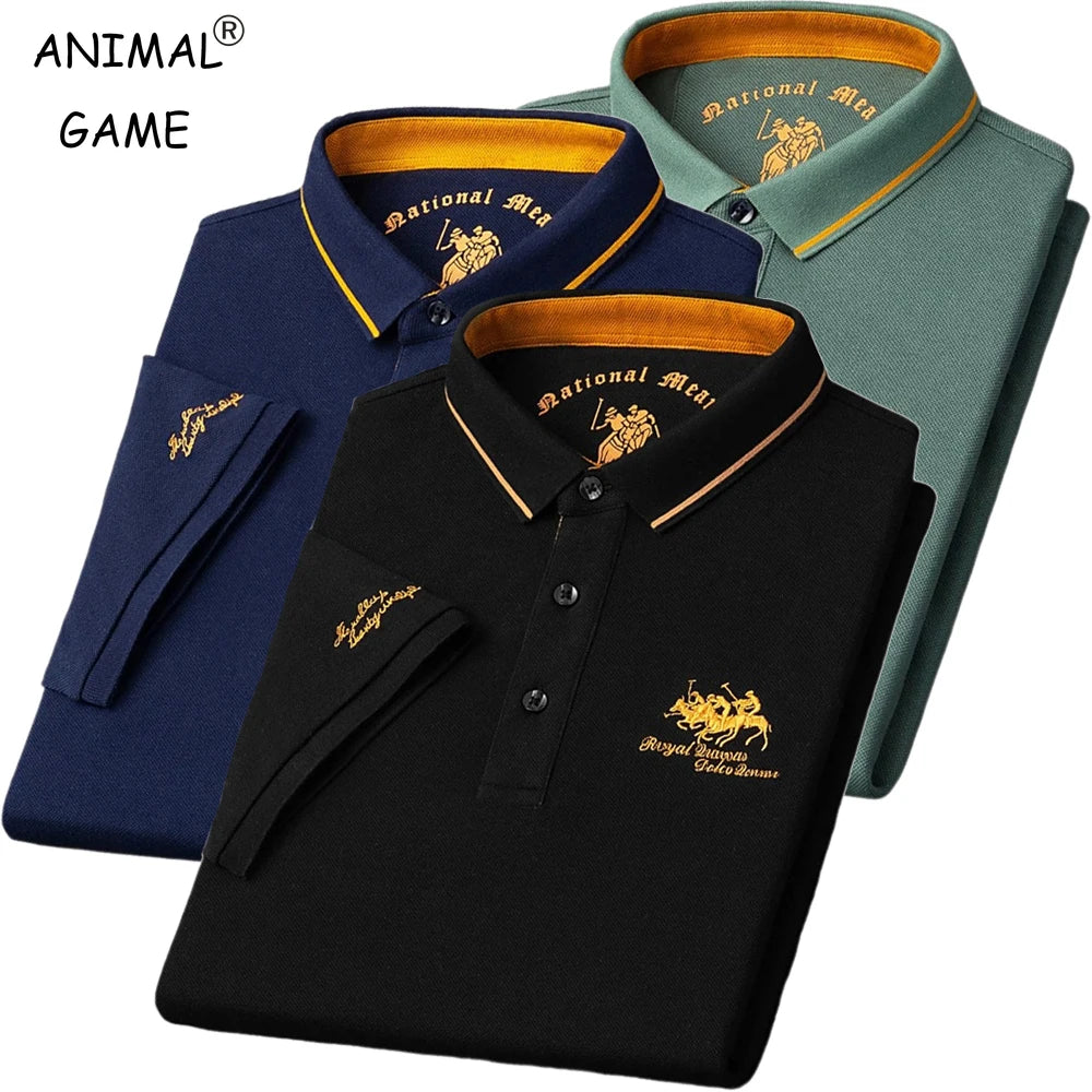 Mens Polo Shirts Short Sleeve Designer Inspired