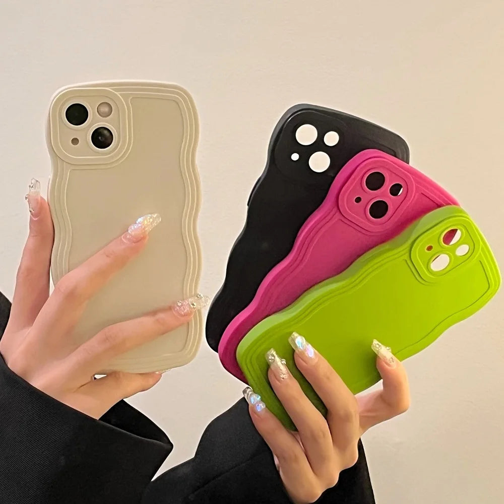 Cute Wavy Phone Case For iPhone