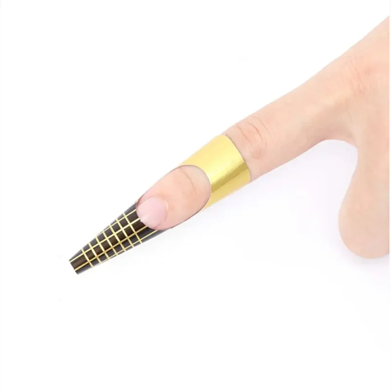 100pcs Nail Art Extension Forms Guide